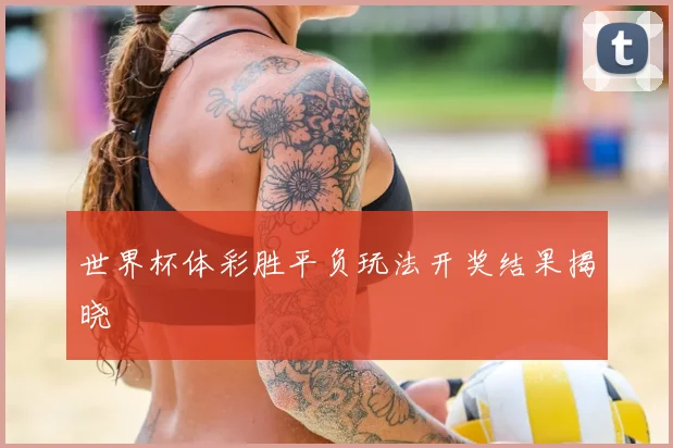 世界杯体彩胜平负玩法开奖结果揭晓